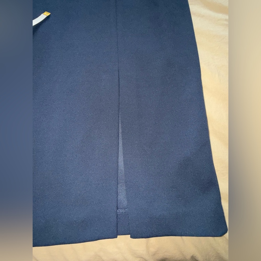 DKNY Midnight Blue Midi Dress Size 10 NWT Party Wedding Guest - Picture 6 of 8